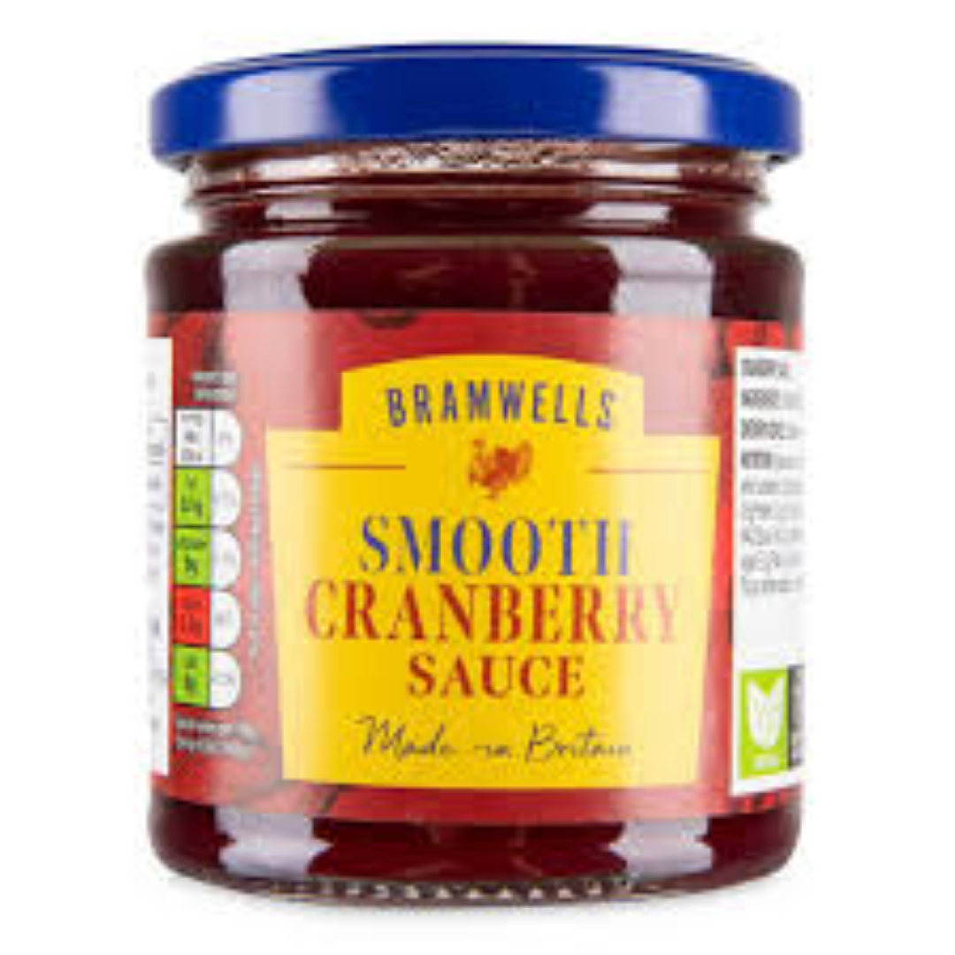 BRAMWELLS SMOOTH CRANBERRY SAUCE 200G